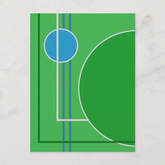 Floating Circles 11 Abstrakte Design Postkarte (Vorderseite)