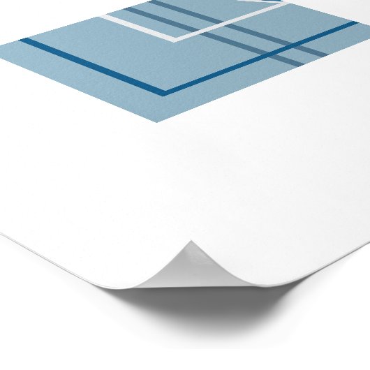 Floating Circles 11 Poster (Ecke)