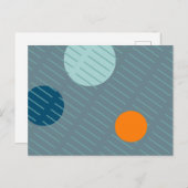 Floating Circles 1 Postkarte (Vorne/Hinten)