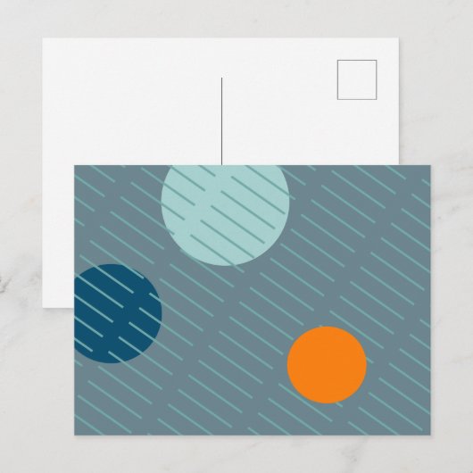 Floating Circles 1 Postkarte (Vorne/Hinten)