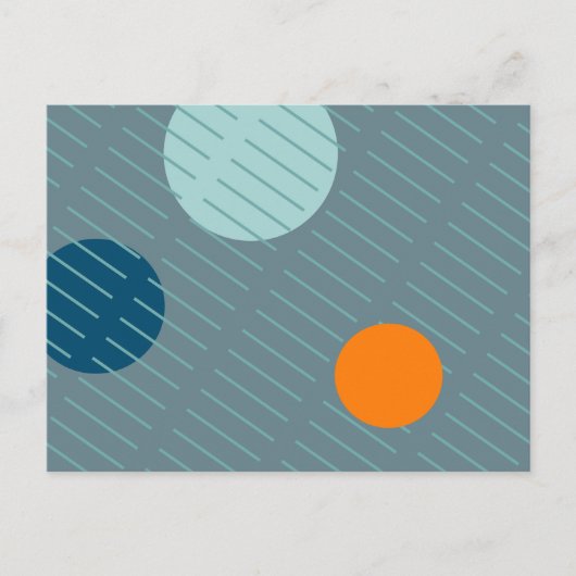 Floating Circles 1 Postkarte (Vorderseite)