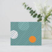 Floating Circles 1 Postkarte (Stehend Vorderseite)