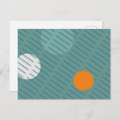 Floating Circles 1 Postkarte (Vorne/Hinten)