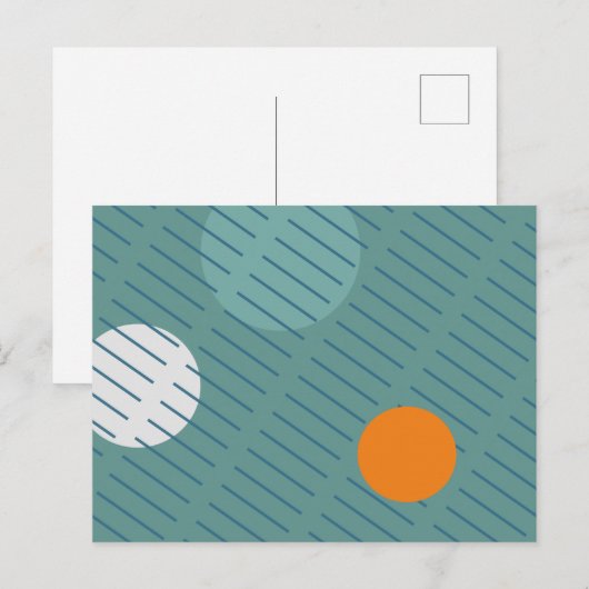 Floating Circles 1 Postkarte (Vorne/Hinten)