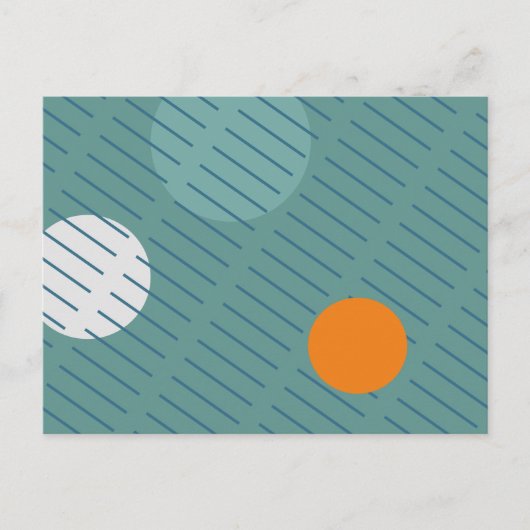 Floating Circles 1 Postkarte (Vorderseite)