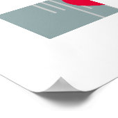 Floating Circles 3 Poster (Ecke)