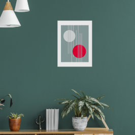 Floating Circles 3 Poster