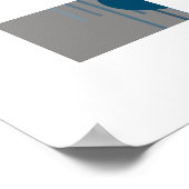 Floating Circles 3 Poster (Ecke)