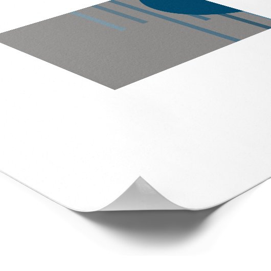 Floating Circles 3 Poster (Ecke)