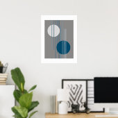 Floating Circles 3 Poster (Heimbüro)