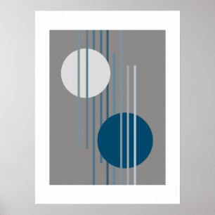 Floating Circles 3 Poster