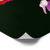 Floating Cosmos Daisy Blume Trio Poster (Ecke)