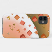 Floating Cubes and Hearts Case-Mate iPhone Hülle (Rückseite (Horizontal))