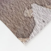 Floating Daisy Aquarell Weihnachten Fleecedecke (Ecke)