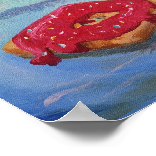 Floating Donut Poster (Ecke)