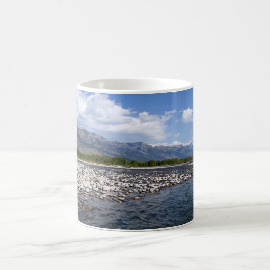 Floating Down the Snake River II Kaffeetasse (Mittel)