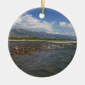 Floating Down the Snake River II Keramik Ornament (Vorne)
