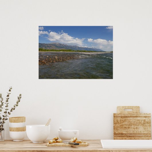 Floating Down the Snake River II Poster (Küche)