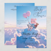 Floating Dreams & Gentle Hugs Einladung (Vorne/Hinten)