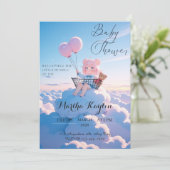 Floating Dreams & Gentle Hugs Einladung (Stehend Vorderseite)