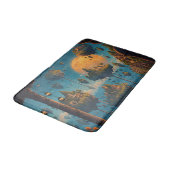 Floating Dreamscapes: Surreal Sky Islands Badematte (Schrägansicht)