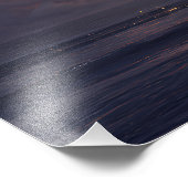 Floating Fantasy Castle Cloud Beams Glow Fotodruck (Ecke)