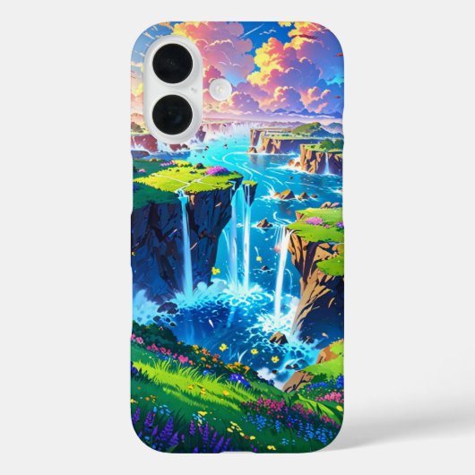 Floating Fantasy Islands Case-Mate iPhone Hülle (Rückseite)