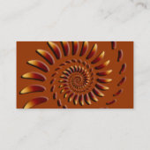 Floating Fraktal Abstrakt Art Visitenkarte (Rückseite)