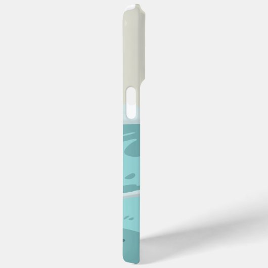 Floating Frangipanis auf Beach Wave Meet Starfish Case-Mate iPhone Hülle (Rückseite / Rechts)