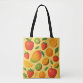 Floating Fruits - Lebhaftes Sommermuster Tasche (Vorderseite)
