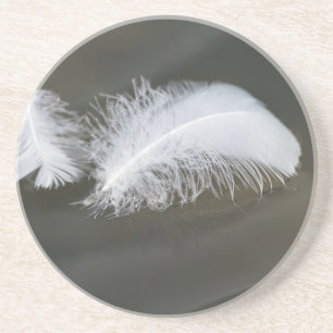 Floating Gänsefeathers Getränkeuntersetzer