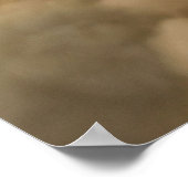 Floating Garden Island Fantasy Art Poster (Ecke)