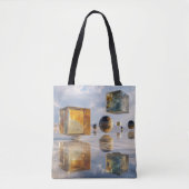Floating Geometric Marvels Over Water Tasche (Vorderseite)