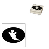 Floating Ghost 2 Silhouette Kunst Briefmarke Gummistempel (Stempel)