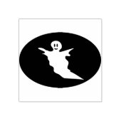 Floating Ghost 2 Silhouette Kunst Briefmarke Gummistempel (Prägung)