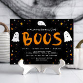 Floating Ghosts Boos und Booze Halloween-Party Einladung