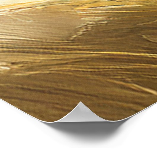 Floating Girl mit Balloons Poster (Ecke)