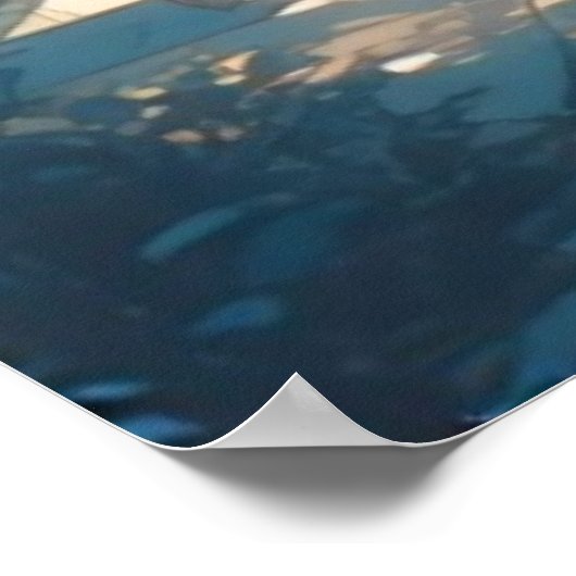 Floating Girl Poster (Ecke)