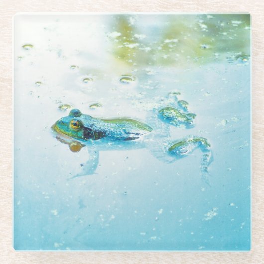 Floating Glasuntersetzer (Vorderseite)