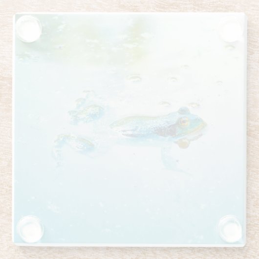 Floating Glasuntersetzer (Rückseite)