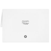 Floating Goose Feathers Danke-Card (Rückseite Horizontal)