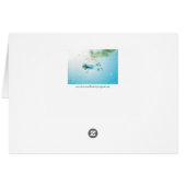 Floating-Grußkarte (Rückseite Horizontal)