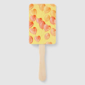 Floating Hearts & Dreams - Gelb & orange Fächer (Rückseite)