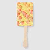 Floating Hearts & Dreams - Gelb & orange Fächer (Vorderseite)