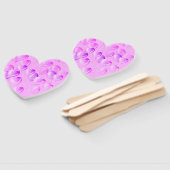 Floating Hearts & Dreams - Rosa und Lila Fächer (Non-assembled)