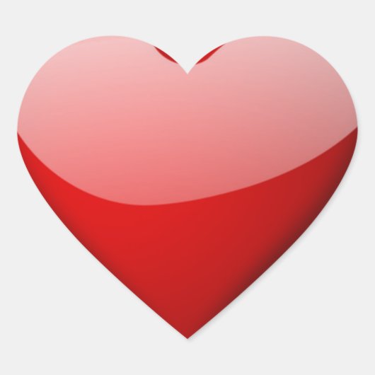 Floating Herz-Aufkleber (Vorderseite)