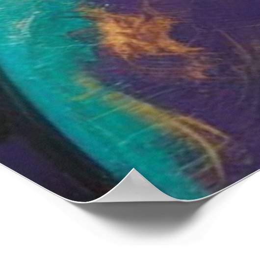 Floating im Raum Poster (Ecke)