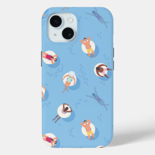 Floating in der Lazy River Pattern Case-Mate iPhone Hülle