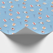 Floating in der Lazy River Pattern Geschenkpapier (Ecke)