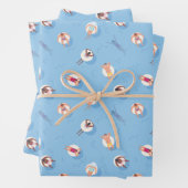 Floating in der Lazy River Pattern Geschenkpapier Set (Beispiel)
